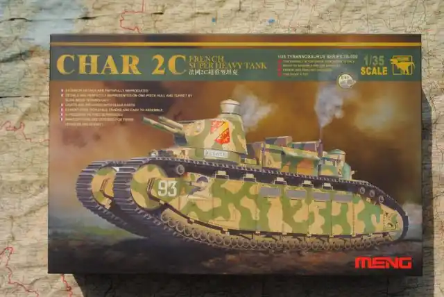 Gratis Retour METS-009 CHAR 2C French Super Heavy Tank